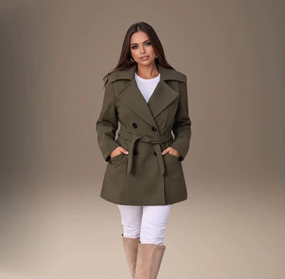 Casaco Sobretudo Blazer Feminino — Lã Batida