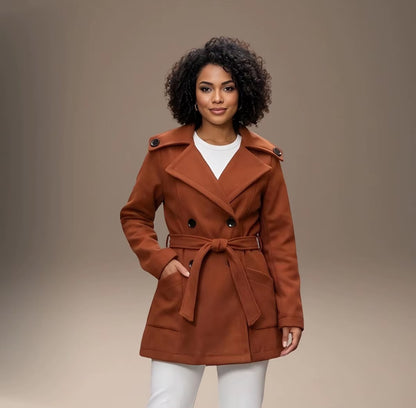 Casaco Sobretudo Blazer Feminino — Lã Batida