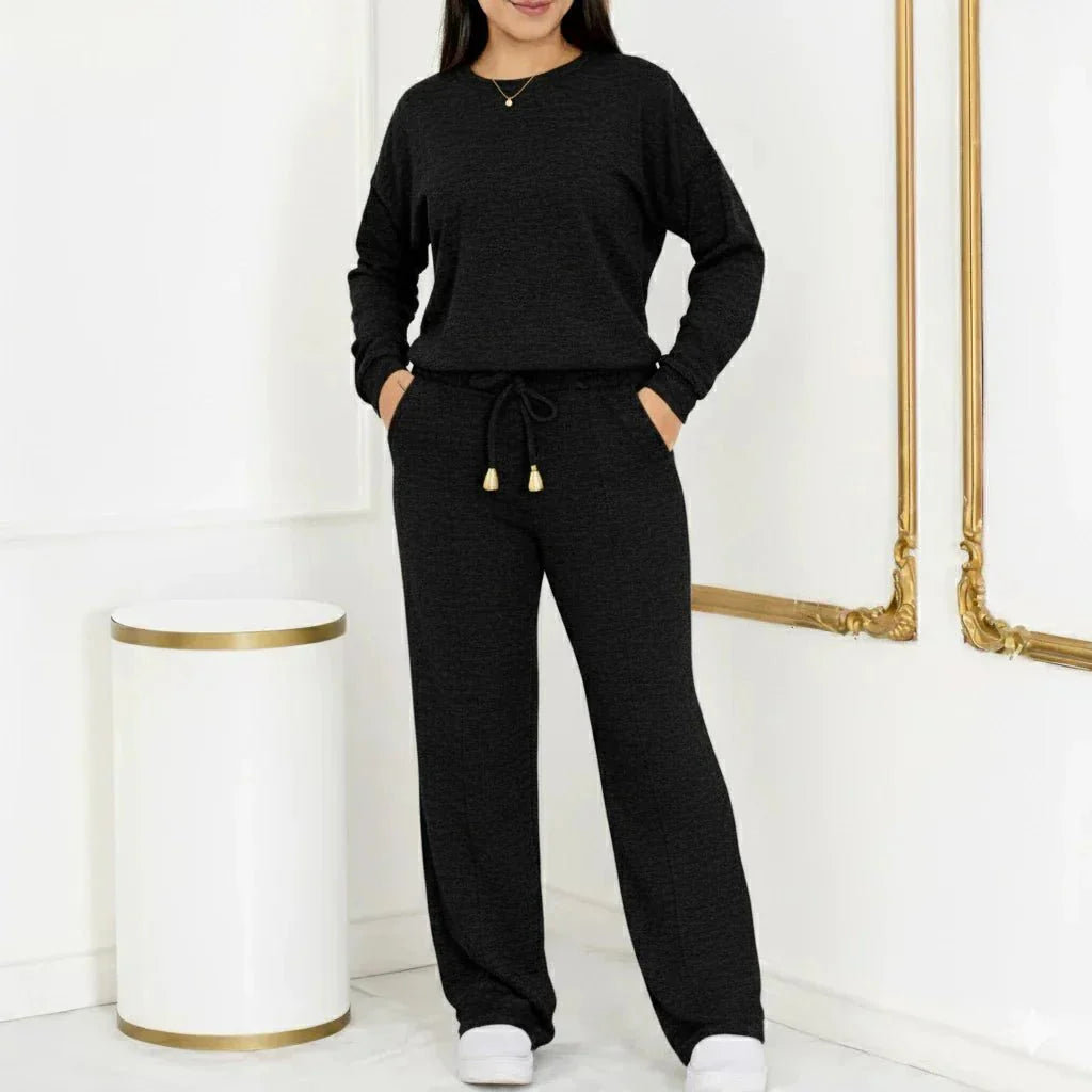 (KIT COM 2) Conjuntinho Paty em Modal Premium (Blusa + Calça) | OFERTA DE OUTONO/INVERNO
